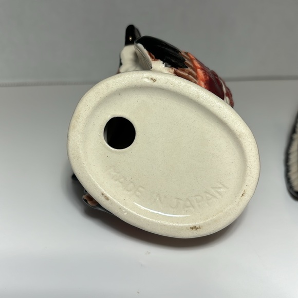 VTG Ceramic Turkey Salt Pepper Shakers Made In Japan Fall Thanksgiving Dining - Picture 6 of 13